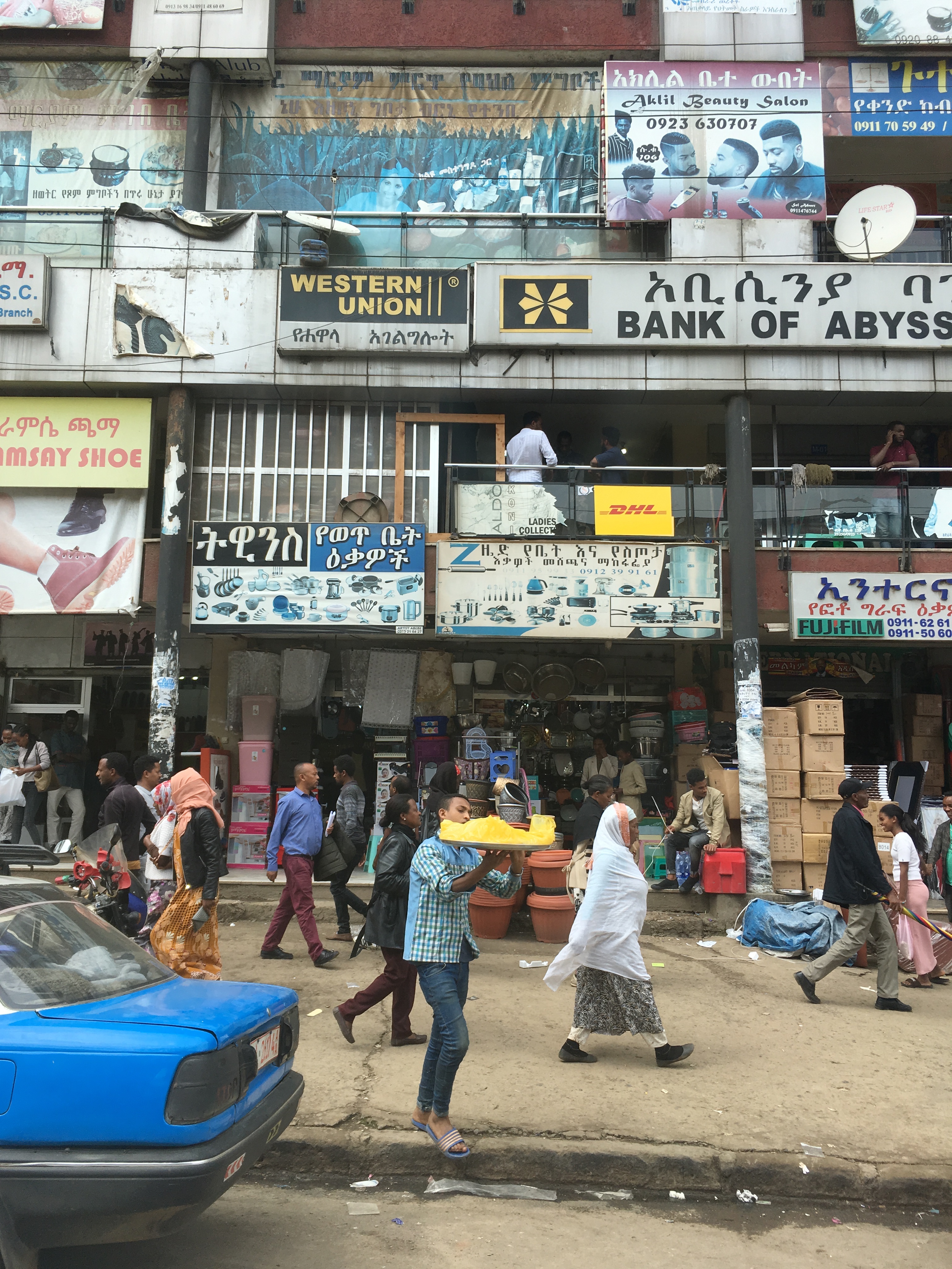 Addis Ababa street scene